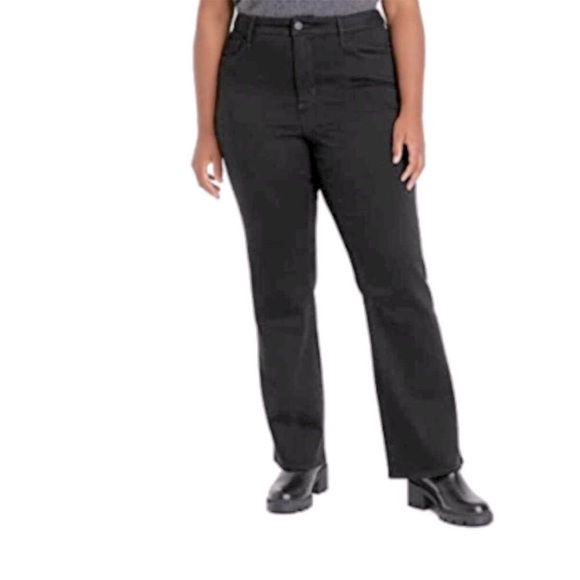 Universal Thread High Rise Bootcut Faded Black Jeans Size 16 / 33R - Picture 1 of 10